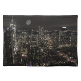 Photo of the New York City Night Skyline Landscape Placemat