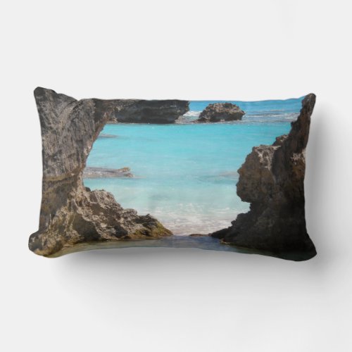 Photo of Tropical Island Coast  Sea Lumbar Pillow