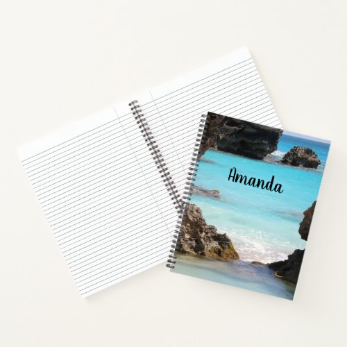 Photo of Tropical Island Coast  Sea Notebook