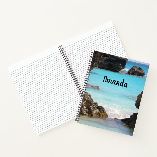 Photo of Tropical Island Coast & Sea Notebook (Inside)