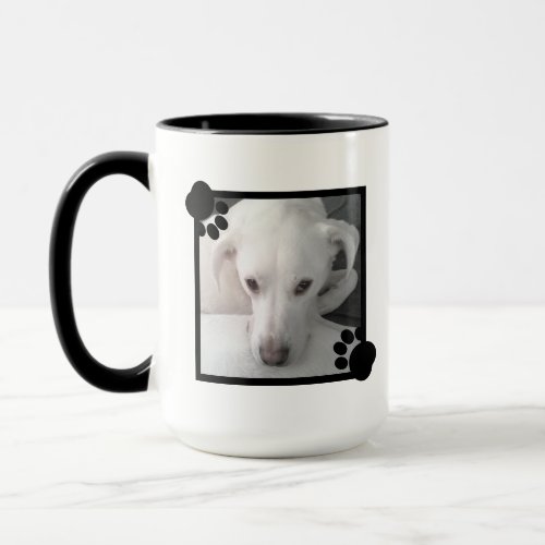 Photo of Unique Labrador Retriever Mix Dog Black  Mug