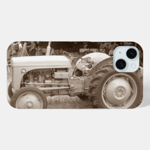 photo of Vintage Gray massey fergison tractor iPhone 15 Plus Case
