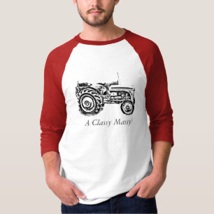 photo of vintage Gray massey fergison tractor Men T-Shirt
