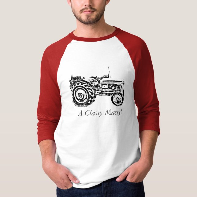 photo of vintage Gray massey fergison tractor  Men T-Shirt (Front)