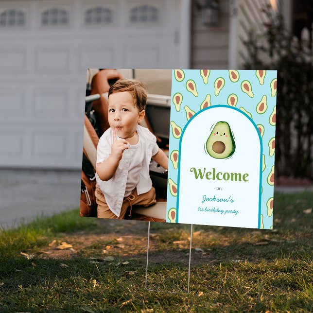 Photo Onederful Avocado 1st Birthday Party Foam Board (Photo Onederful Avocado 1st Birthday Party Foam Board)