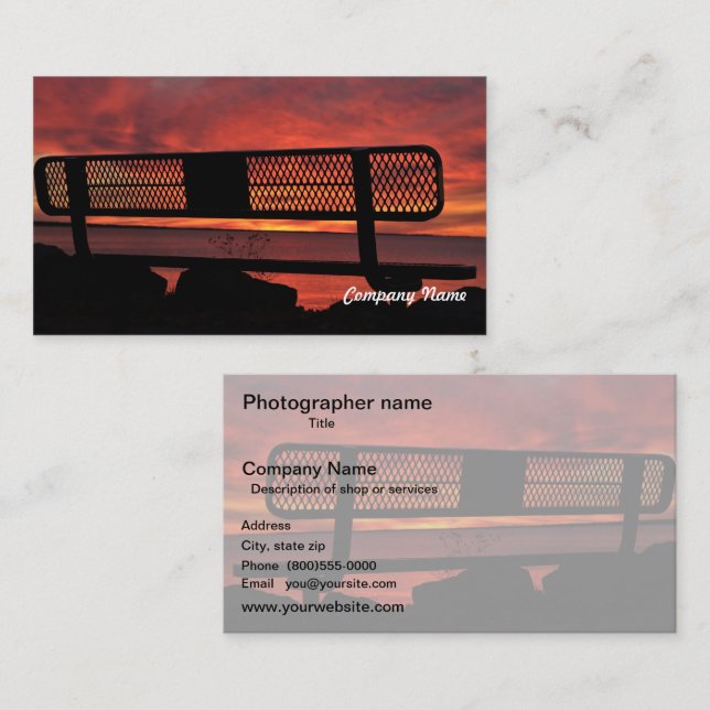 Photo or Art Business Card (Front/Back)