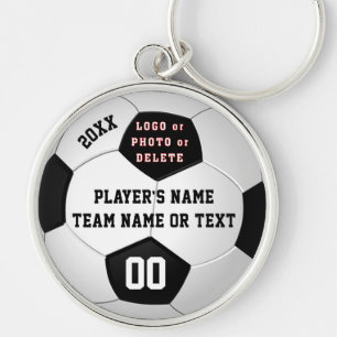 Photo or Logo Custom Senior Night Gifts for Soccer Keychain