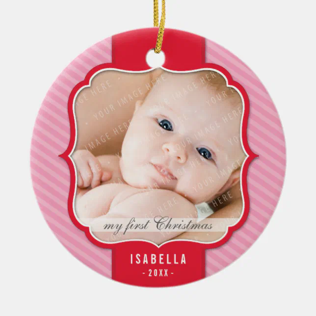 PHOTO ORNAMENT lapel design 1 Zazzle