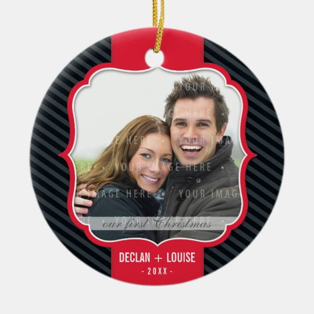 PHOTO ORNAMENT :: lapel design 4 (Front)