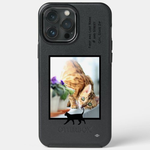 Photo Otterbox Case with Cat Graphic and ID HAMbWG