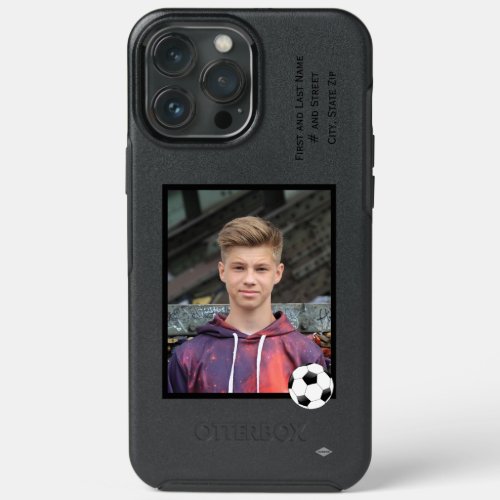 Photo Otterbox Case with Soccer Ball and ID HAMbWG