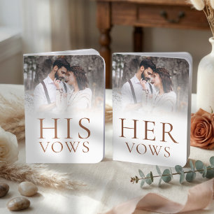 Photo Overlay His Her Vows Foil Vow Bo Books