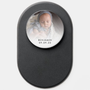 Photo Overlay New Baby Script Name Date PopSocket