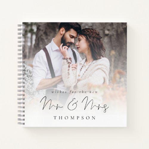 Photo Overlay Wishes New Mr Mrs Guest Book