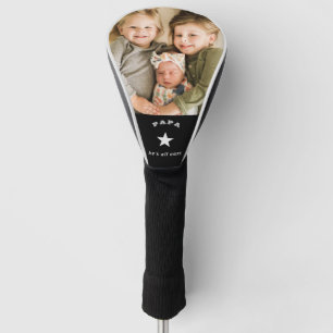 Photo Papa Grandchildren Photo Golf Head Cover