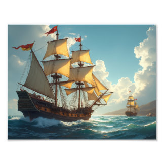 Photo Paper Photo Enlargement - Columbus Day Print