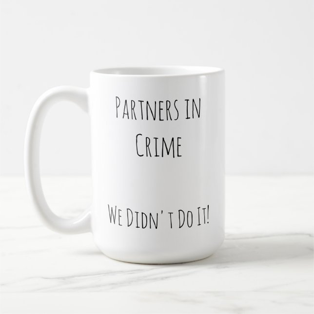 Photo Partner's in crime Coffee Mug (Left)