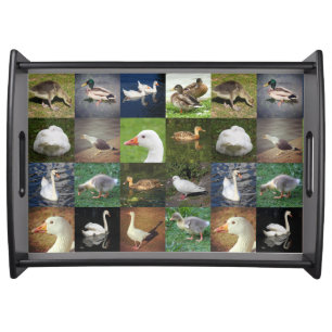 Photo Patchwork - Birds Serving Tray