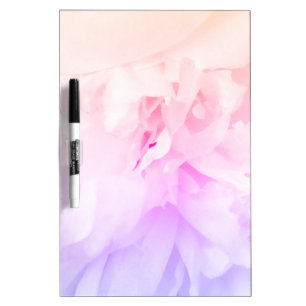 *~* Photo Peony Flower with Pink Lavender Dry Erase Board