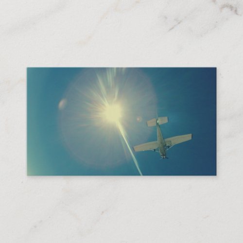 photo perfect small plane pilot business card templates