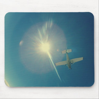 photo perfect small plane pilot mouse pad