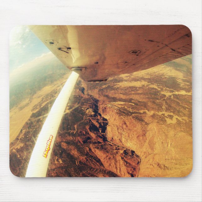 photo perfect small plane skydive mouse pad (Front)