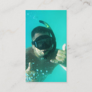 photo perfect snorkeling business card