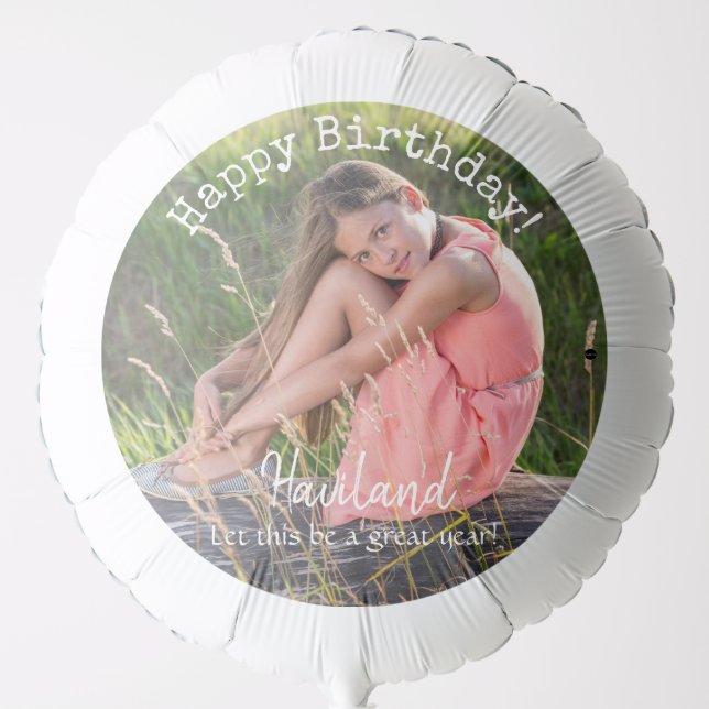 Photo Personalizable Balloon HAMbyWG (Front)