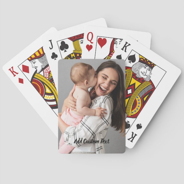 Photo Personalization Poker Cards (Back)
