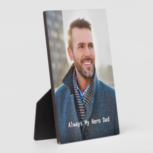 Photo Personalize Easel Custom Plaque