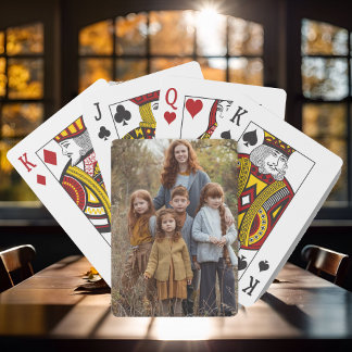 Photo Personalize Playing Cards