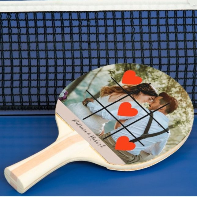 Photo Personalize Valentine Love Ping Pong Paddle (Creator Uploaded)