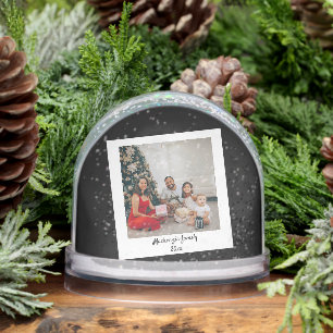 Photo Personalized 2 sided Custom Made Snow Globe