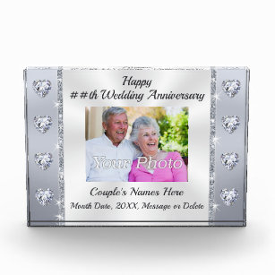 Photo, Personalized 60th Wedding Anniversary Gifts