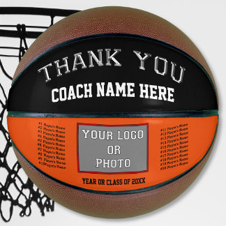 Photo, Personalized Basketball for Coach, Players