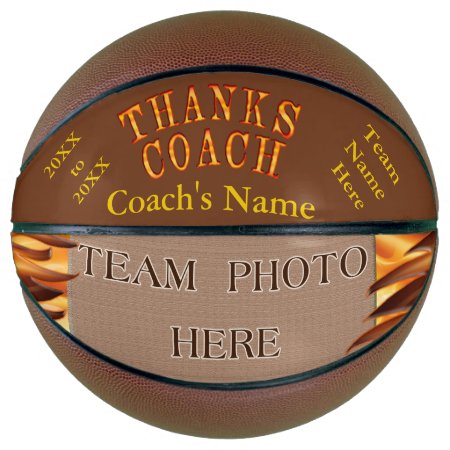 Photo Personalized Best Gifts For Basketball Coach