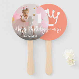 Photo Personalized Birthday Hand Fan