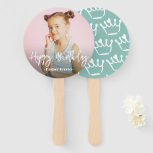 Photo Personalized Birthday Hand Fan