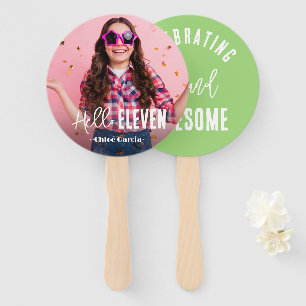 Photo Personalized Birthday Hand Fan