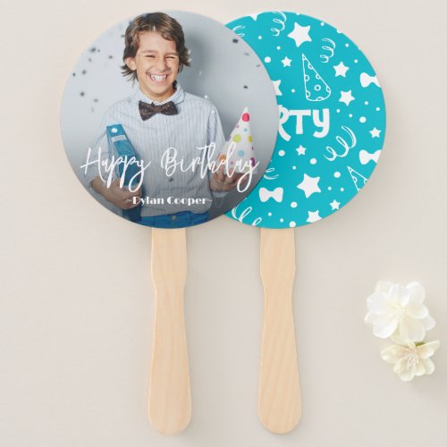 Photo Personalized Birthday Hand Fan