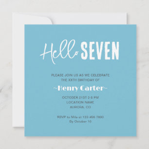 Photo Personalized Birthday Invitation
