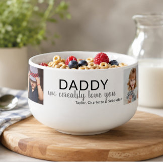 Photo Personalized Cerealsly Love You Cereal Mug