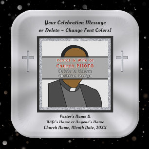 Photo Personalized, Church or Christian Paper Plates