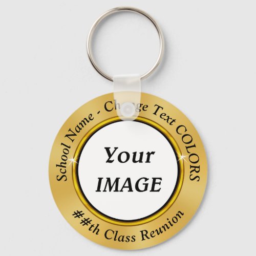 Photo Personalized Class Reunion Gift Ideas Keychain