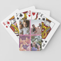 Photo Personalized Custom Collage Playing Cards