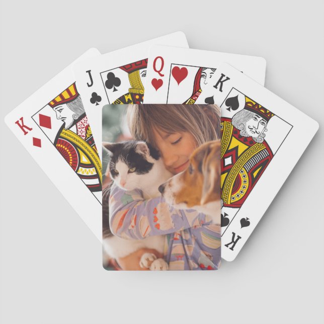 Photo Personalized Custom Playing Cards (Back)
