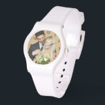 Photo Personalized Custom  Watch<br><div class="desc">Easy upload your own photograph to this great watch.  You can edit further to add text etc - watches from Ricaso make a great keepsake gift for yourself or others.</div>