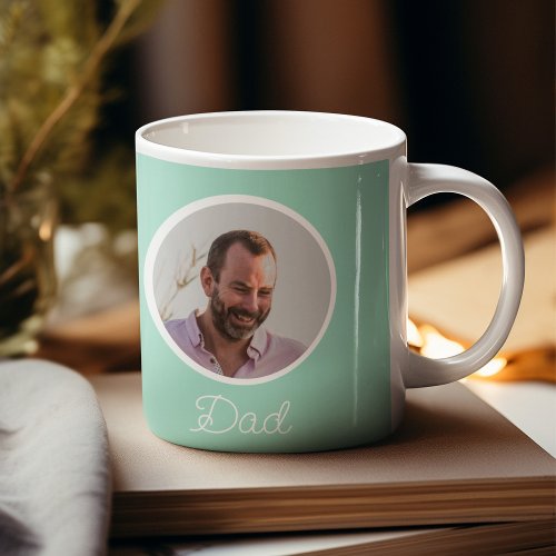 Photo personalized dad  coffee mug