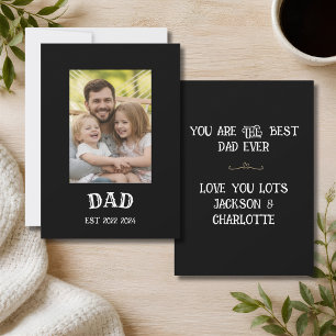 Photo Personalized Dad Est
