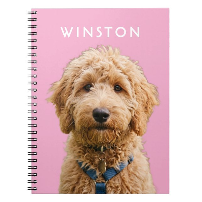 Photo Personalized Dogs Name - READ DESCRIPTION Notebook (Front)